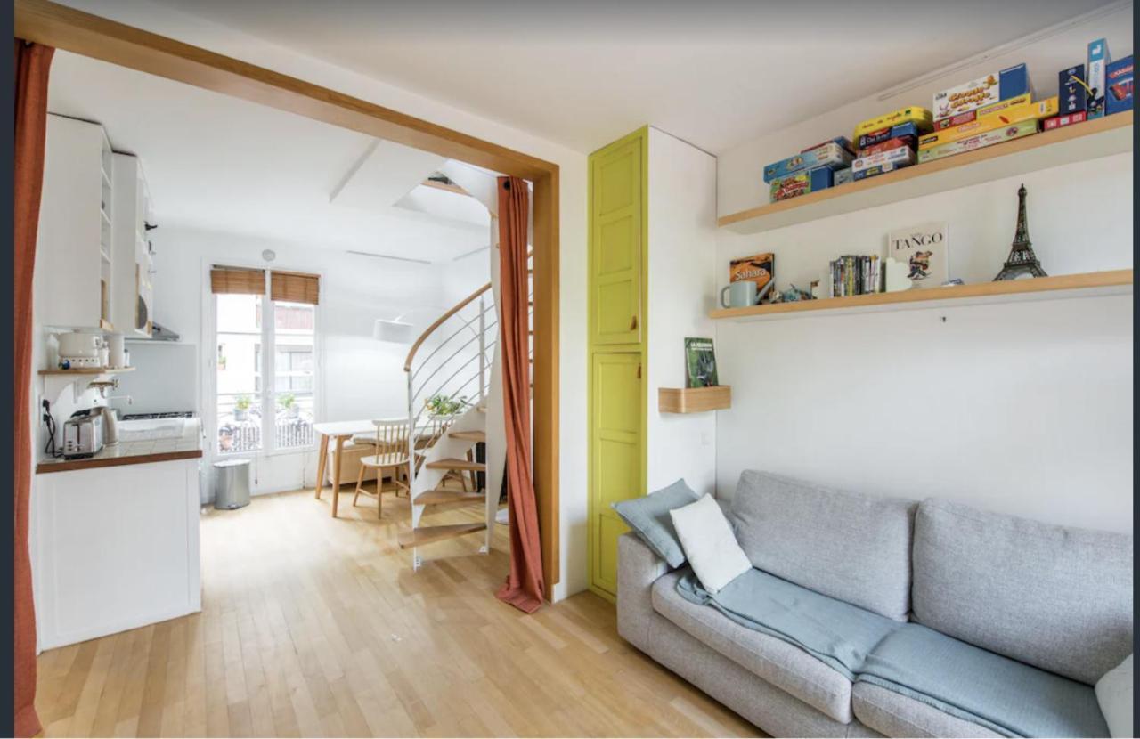 Paris Petit Appartement Lumineux Et Atypique Luaran gambar