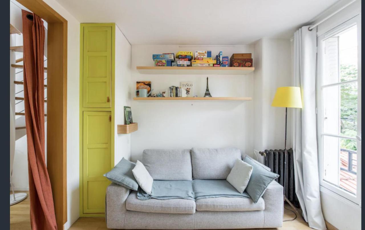 Paris Petit Appartement Lumineux Et Atypique Luaran gambar