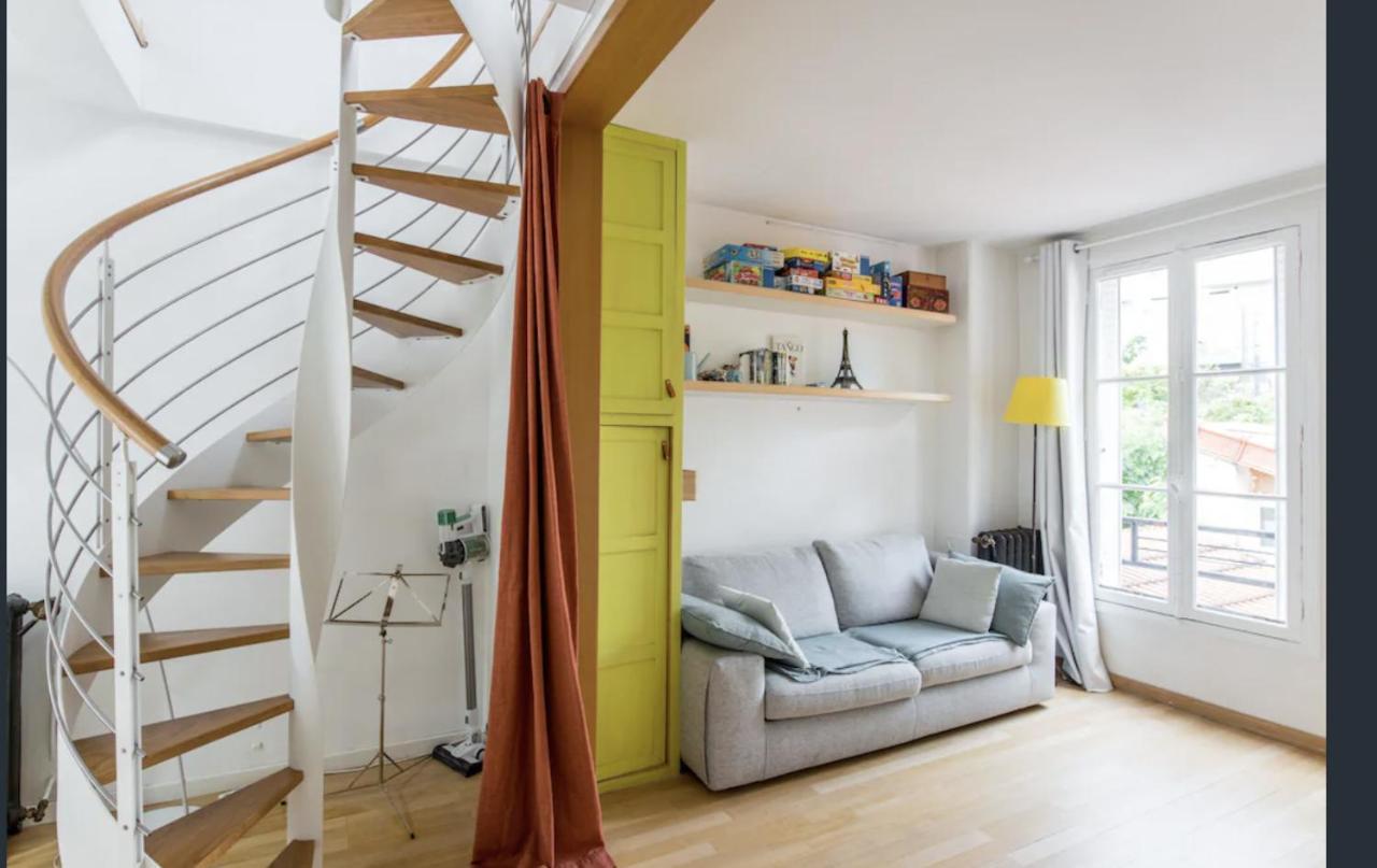 Paris Petit Appartement Lumineux Et Atypique Luaran gambar